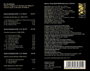 C 9801/3 ARS ECCLESIAE (3 CDs x 2) [19,99 Euros]