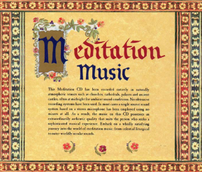 C 9501 MEDITATION MUSIC: 1000 YEARS OF MEDITATIVE MUSIC (only digital download and streaming)